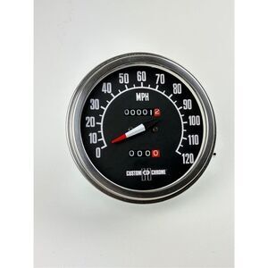 NOS Custom Chrome Speedometer Speedo For Harley Davidson DS2169